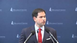 Marco Rubio: "Finding Economic Security in an Insecure Time"