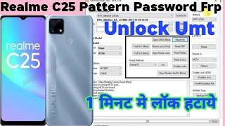 Realme C25 RMX3193 PATTERN PASSWORD FRP UNLOCK By UMT DONGLE  #Realmec25unlockumtpro