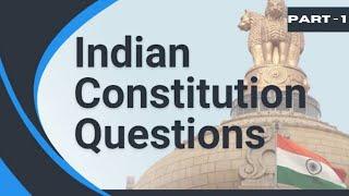 Questions on Indian Constitution | Part -1 | CUET | DULLB 2023 | BHULLB 2023 | Law Preparation