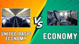 United Basic Economy vs Economy - All The Differences Explained (Watch Before You Book!)