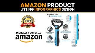 Design best quality amazon product listing infographic and lifestyle images