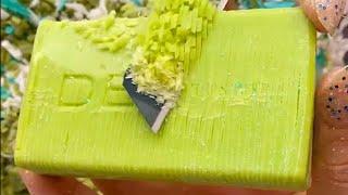 Oddly satisfying mixed soap cutting videos. #soapcutting