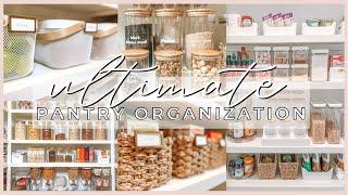 ULTIMATE PANTRY TRANSFORMATION | PANTRY ORGANIZATION | HOW TO ORGANIZE YOUR PANTRY 2023