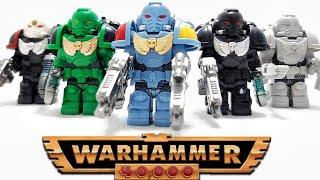 Лего Космодесант WARHAMMER 40000 ч.3: Саламандры Космические Волки Гвардия Ворона Железные Руки