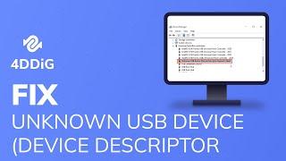 【5 Ways】How to Fix Unknown USB Device (Device Descriptor Request Failed) Windows 10/8/7? | 100% Work