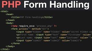 PHP Form Handling Tutorial - GET, POST & REQUEST Global Variables | Learn PHP Programming