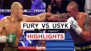 Tyson Fury vs Oleksandr Usyk Highlights & Knockouts
