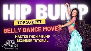 The Hip Bump - Step by step beginner tutorial - Top 10 Belly Dance Moves #bellydance