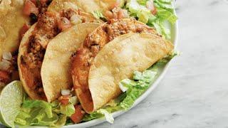 Crispy Baked Chicken Tacos