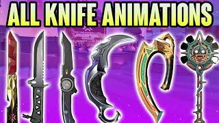 ALL VALORANT KNIFE SKINS + ANIMATIONS (UPDATED) - VALORANT KNIFE SKINS