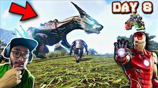 THIS DINOSAUR IS LIKE IRON MAN ! | Ark Survival Evolved Lost Island Day 8