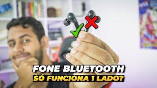 Fone bluetooth só conecta 1 lado? Veja como RESOLVER! (tutorial atualizado )