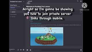 How to join private server links on Discord through IOS mobile