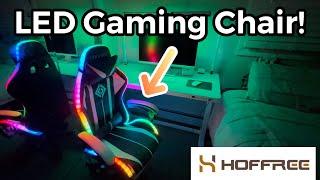 HOFFREE Gaming Chair Unboxing & Review: Bluetooth Speakers, LED RGB Lights, Massage & More!