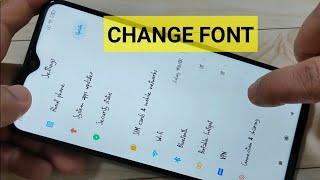 How To Change Font Style in Redmi 9a or Any Redmi Device