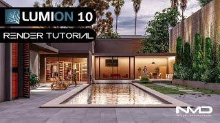 Lumion 10 Pro Modern Patio 3D Rendering Tutorial