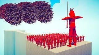 100x SAMURAI & SAMURAI GIANT vs EVERY GOD - Totally Accurate Battle Simulator TABS