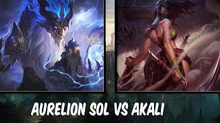 Aurelion Sol Against Akali with This Broken Build - Unstoppable Damage! @LuxKal1122