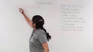 Class 12th – Types of Function & One One Function | Relation and Functions | Tutorials Point