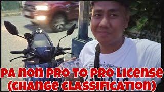 PA NON PRO TO PRO LICENSE (CHANGE CLASSIFICATION)  #karevealjomelcasTULO #bahongheadset