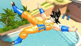 Dragon Ball Goku Ragdolls Jumps & Falls (GMOD) Episode 533