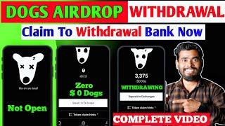  Last 3 Days to Claim DOGS TOKEN! | Dogs Airdrop | Dogs airdrop claim | Dogs Listing date