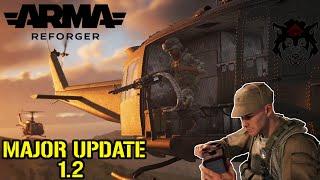 ARMA REFORGER 1.2 MAJOR UPDATE | Ai Driving & Commanding, Armed Helis , Bayonets, C4 & MORE