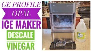 HOW TO DESCALE With Vinegar GE Profile 2.0 Opal Nugget Ice Maker Cleaning Mode