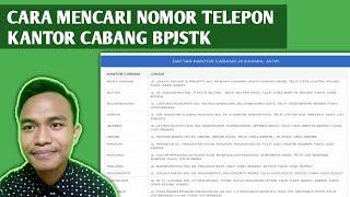 Cara Mencari Nomor Telepon Kantor Cabang BPJS Ketenagakerjaan #2