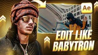 How to edit like BABYTRON - Music Video Effects Tutorial [AFTER EFFECTS]