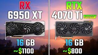 RX 6950 XT vs RTX 4070 Ti SUPER | Test in 7 Games