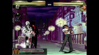 【MUGEN】 Dark Excellent Donald 5.0 (11p) & Dark Donald ΑΡΓΥΦΕΟΣ (12p) vs Chuck Norris (Gaelik)