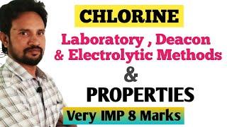 CHLORINE PREPARATION AND PROPERTIES / 17 TH GROUP ELEMENTS