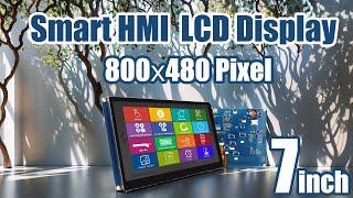 7 inch HMI Intelligent Smart UART SPI Touch 800x480 TFT LCD Display