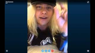 Santa Cruz video Interview with Music Junkie Press on Skype 2014