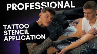 Professional Tattoo Transfer Paper Application 5 Steps Tutorial | VEAN TATTOO Deutschland