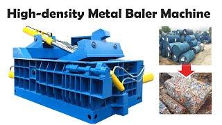 High quality waste metal baler! scrap metal recycling equipment for sale | automatic metal baler