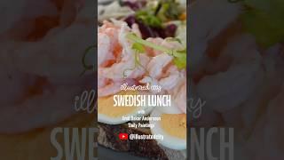 Illustrated City STOCKHOLM: Swedish Lunch   #food #sweden #travel