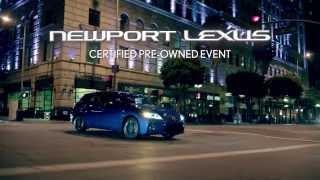 Newport Lexus - Certified Pre-Owned Event