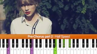 How To Play "I Knew You Were Trouble" (Taylor Swift) Piano Tutorial