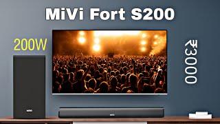 Mivi Fort S200 Soundbar 200w Best Soundbar Under 7000 @Mrmooc