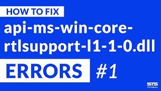 api-ms-win-core-rtlsupport-l1-1-0.dll Missing Error | Windows | 2020 | Fix #1