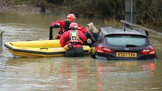 Fails Galore, A Year of Fails || UNITED KINGDOM STORM FLOODS || Vehicles vs Deep Water Compilation