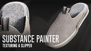 How to texture a realistic slipper model