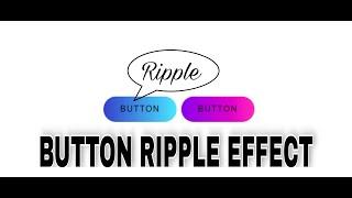 Button Ripple Effect on Click Using CSS & React JS | Source Code Link 