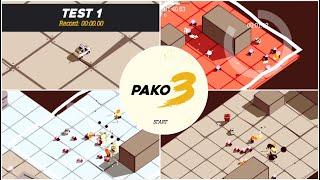 PAKO 3｜TEST 1｜JUTI｜Deleted stage｜Completed (4 stars)｜Gameplay