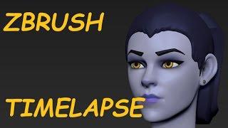 Widowmaker Zbrush TImelapse