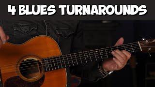 4 blues turnarounds - Guitar Lesson