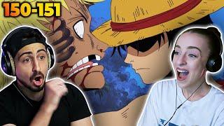 LUFFY ONE PUNCHES BELLAMY!! *ONE PIECE* Episodes 150-151 REACTION!