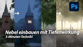 Nebel mit automatischer Tiefenwirkung | Photoshop Tutorial